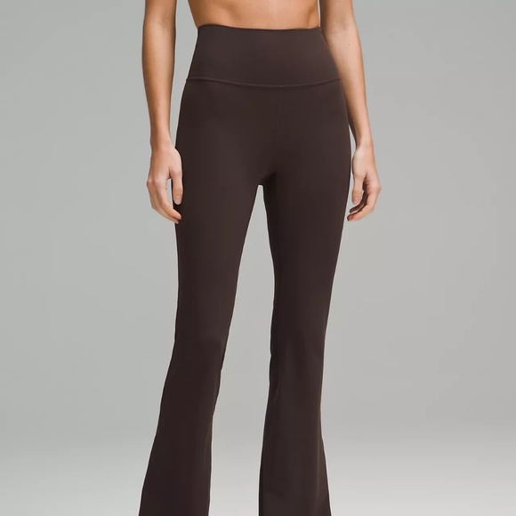 Groove Super-High-Rise Nulu Flared Pants Asia Fit, Espresso - Picture 1 of 3